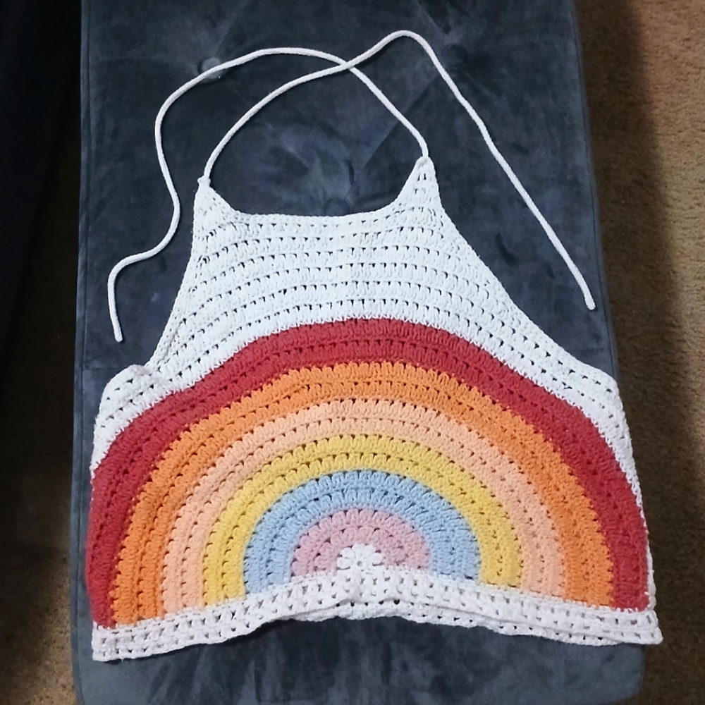 Crochet crop top
